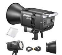 Godox LE200D - Luce video a LED, 200 W, luce fissa per studio fotografico, 63500 Lux @1 m, 5600 K, design tutto in uno, controllo NFC e app, Bowens Mount per video studio fotografia