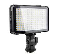 Godox LEDM150 - Lampada LED video Light 5600 K, dimmerabile, TLCI 94+ e batteria al litio per smartphone e fotocamera DSLR