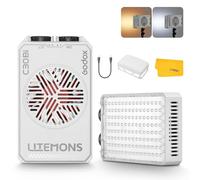 Godox Litemons C30Bi Pannello Luce a LED, Luci Portatile Bicolore per Fotocamera, LED Light Panel Luce Continua 2800K-6500K con Batteria, Luci per Fotografica Video e Streaming Live