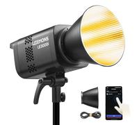 GODOX LITEMONS LE300Bi - Luce video a LED, 320 W, Bi-Color 2800 K-6500 K, Bowens Mount 58900lux @5600 K, 1 m, supporta il controllo APP, NFC, DMX CRMX (nero)