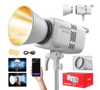 Godox Litemons LE300Bi - Luce video COB, luce video continua professionale per studio Bowens, 2800 K ~ 6500 K, 58900Lux@1 m, CRI/TLCI98 (LE300Bi bianco)