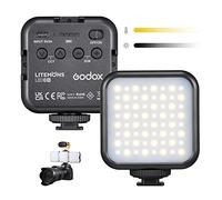 Godox LITEMONS LED6Bi Mini LED Video Light, CRI95 3200K-6500K LED regolabile per videocamera, 1800mAh ricaricabile per pannello fotografico per videoconferenze, chiamate zoom