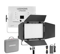 Godox Litemons LP600Bi - Pannello luminoso a LED Bi-Colour W/App Control, 60 W Studio Photography Lighting W/Barndoor, 2800 K - 6500 K, modalità FX, rotazione a 360°/CRI 96+ TLCI 96+ con porta a barna