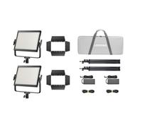 Godox LP400R K2 Nero Litemons Pannello LED RGB Kit da 2 pezzi