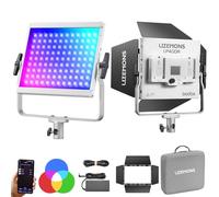 Godox LP400R LP400 RGB LED Panel con app control, 36 W Fotografia LED Video Light / 360° RGB/1800K-10000K/CRI 96+/TLCI 96+/14 modalità FX per gioco streaming YouTube Fotografia (1 pezzo)