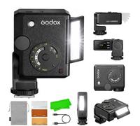 Godox Lux Junior II Flash TTL Retrò per Canon Fuji Nikon Olympus Panasonic | 400 Lampi, GN18, TTL HSS 1/8000s, Ricevitore Godox 2.4G X, Riciclo 1,5s, Ricarica USB-C, Controllo Luce Flessibile