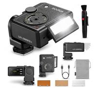Godox Lux Junior II S Flash Retro TTL GN18, per Sony, Global Shutter | Global Shutter Sync per A9 III, HSS 1/8000s, 400 scatti, riciclo 1.5s, USB-C, ricevitore 2.4G X, per Sony Alpha
