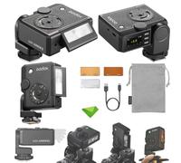Godox Lux Junior II S Retro Flash Fotocamera per Sony Mini Flash Fotocamera | Flash flessibile a doppio asse per ZV-E10 II, ZV-E10, ZV-E1, a7III, a6700, a6400, a7C II, a7C, a7CR