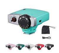 Godox Lux Junior Retro Camera Flash GN12 6000K Temperatura colore Modalità automatica e manuale Uscita flash Sostituzione per fotocamere Canon Nikon Sony Fuji Olympus Hot Shoe