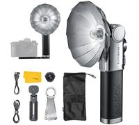 GODOX Lux Master Retro Flash per fotocamera, flash HSS TTL con controllo touchscreen, batteria integrata, ricarica di tipo C, compatibile con fotocamere Canon Nikon Sony Olympus Panasonic Fuji