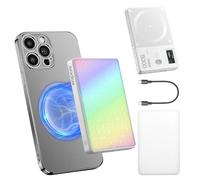 Godox MA5R - Luce magnetica per selfie, ricarica per telefoni, luce di riempimento a colori con 14 modalità Fx, luce video CRI95+ RGB, CCT 1800K-10000K, supporto app/NFC, per TikTok/Vlog, chiamate