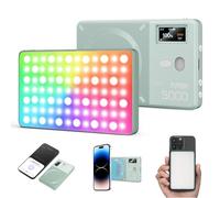 GODOX MA5R - Luce video magnetica, Full Colour RGB, 1800 K-10000 K, 14 effetti pre-programmati, per selfie DSLR Camera (verde)