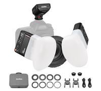 GODOX MF12-DK1 Macro Flash con Diffusore Dome XproII S+ Trigger Flash 2,4G Controllo Wireless Modalità TTL/M Compatibile con Fotocamere Sony TTL e Sony A7IV/ZV-E10/Alpha 6400/ZV-1F