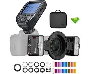 Godox MF12 MF12-K2 Macro Flash con grilletto XProII-N, Speedlite TTL off-camera 12 W, controllo wireless 2,4 G, modalità TTL/M, batteria al litio integrata da 3,7 V/6,29 W