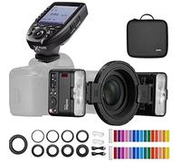 Godox MF12 MF12-K2 Macro Flash con trigger Xpro-N per Nikon, flash TTL off-camera Speedlite 12 W, controllo wireless 2,4 G, modalità TTL/M, batteria al litio integrata da 3,7 V/6,29 W