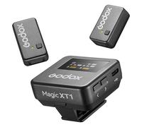 Godox Microfono lavalier wireless per iPhone/Android/fotocamera/PC/laptop con Lightning/USB-C/Plug, 48KHz 24Bit, cancellazione del rumore per registrazione video, Vlog, YouTube, TikTok【Potente】