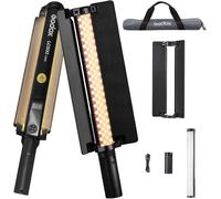 GODOX MINI LC500 Lampada fotografica portatile da 20 W Luce LED portatile Bacchetta LED Batteria da 2470 mAh CRI≥95 incorporata 2500K-8500K Dimmerabile 11 effetti FX Supporta telecomando wireless