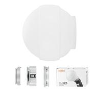 Godox ML CD15 Diffusore Dome con 3 adattatori, compatibile con supporto Godox V1 AD100PRO AD200PRO V860III V860II V850II TT685II TT685 TT600 TT660S AD200 ML30 ML30Bi ML60 ML60Bi AD300PRO AD400PRO