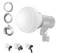 Godox ML-CD15 Diffusore Dome con 3 Adattatori per Godox Flash | per Godox V1 V1Pro AD100PRO AD200PRO V860III V850II TT685II TT600 AD200 ML30 ML30Bi ML60 ML60Bi AD300PRO AD400PRO