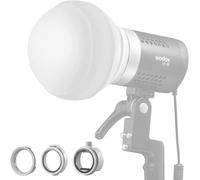 GODOX ML-CD15 Pieghevole Softbox Diffusione Dome Flash Diffusione Diffusione Modificatore con 3 Adattatori per godox V1 AD100PRO AD200PRO V860III V860II V850II TT685II TT685 TT600 TT560II TT520II TT660S AD300PRO