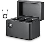 GODOX ML II-C4 MoveLink II Custodia di ricarica intelligente, custodia di ricarica della batteria Buit-in per sistema microfonico Lavalier wireless MoveLink II M2