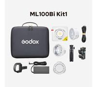 Godox ML100Bi Bi color LED video light Kit 1 Led Compatto da 120W