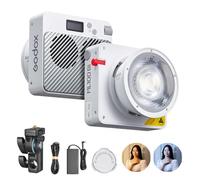 Godox ML100Bi Luce Video a Led Bi Colore 100W, Illuminazione continua 2800-6500K, CRI 97+/TLCI 98+, 11 effetti di illuminazione FX, controllo app Video Light Luce LED Fotografica Portatile