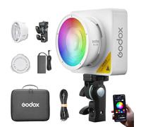 Godox ML100R Luce video RGB, 1800K-10000K, gamma cromatica completa, 14 modalità di effetti, CRI elevato (97+) Godox Luce 110W per la fotografia