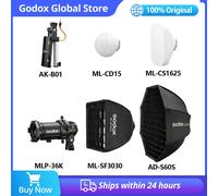 Godox ML60II Bi Accessori AK-B01 AK-B02 Adattatore batteria ML-CD15 Cupola di diffusione ML-SF3030 AD-S60S Softbox MLP36K Lente faretto