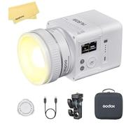 GODOX ML80 Bi ML80Bi Luce Video LED Bicolore,29600 LUX a 1M,2800-6500K,CRI96 TLCI96,Luce Continua a LED,11 Effetti FX,DC14,4V 6600mAh 95,04Wh,Luminosità 0-100%,Design Modulare,per Vlog,YouTube,Tiktok