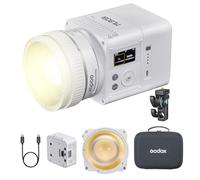 GODOX ML80BI - Luce video a LED con batteria, BI-Color 2800K-6500K, portatile, portatile, mini luce a LED per foto, CRI 96+ TLCI 97+, 29600Lux@1m, supporto NFC e app, per fotografi, registi, studi