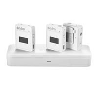 Godox MoveLink II M2 - Sistema microfonico senza fili, 2,4 GHz, colore: Bianco