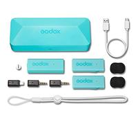 GODOX MoveLink Mini LT - Microfono wireless per 2 persone, per fotocamere e dispositivi iOS, colore: Verde macaron