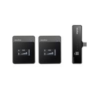 Godox MoveLink UC2 - Sistema microfonico digitale compatto per 2 persone per smartphone e tablet con USB Type-C (2,4 GHz)