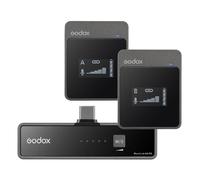 Godox MoveLink UC2 - Sistema microfonico digitale compatto per 2 persone per smartphone e tablet con USB Type-C (2,4 GHz)
