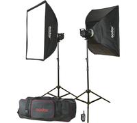 Godox MS300-F Studio-Kit Studio Flash Unit Kit 2 x 300 Ws Marca Godox