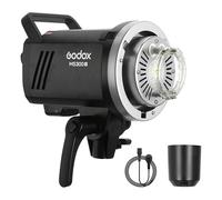 Godox MS300-V 300W Flash da studio, Lampada da modellazione aggiornata, 2.4G Wireless X System GN58 5600K Monolight con Bowens Mount, Tempo di riciclo 0,1-1,3 secondi