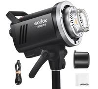 Godox MS300V LED Studio Flash 300W, 2.4G Wireless 5800K LED Light,0.1-1.3 S Recycle Time Bowens Mount with LEDModeling Lamp