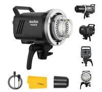 Godox MS300V MS300-V Studio Flash, sistema wireless 2.4G, Tempo di Ricarica 0.1-1.3s, Bowens Mount, Monoluce 300Ws con Regolabile LED Modellabile Lampada per fotografia di ritratto in studio