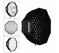 Godox ombrello softbox 120cm con diffusore e griglia per flash e luci continue