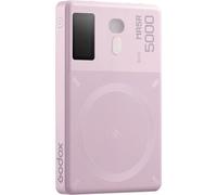 Godox Pannello luminoso RGB MA5R e power bank rosa