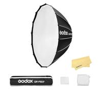 Godox QR-P150T 150cm/59.1 Pollici Softbox Parabolico a Sgancio Rapido,Attacco Bowen con Diffusore Interno e Anteriore,Adatto per Riprese in Loco e In Spazi Ristretti