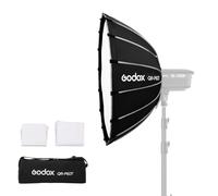 Godox QR-P60T 60cm/23.6inch Softbox Argento Wide Angle Softbox per Bowens Mount MonoLight e flash per GODOX SK400 e Neewer