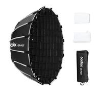 GODOX QR-P60T Softbox parabolico a sgancio rapido con griglia a Nido d'Ape, Supporto Bowen con Borsa da Trasporto per diffusore Anteriore e Interno MS300 MS300-V SK400II QT400III QT600