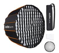 Godox QR-P70 - Softbox esagonale da 70 cm, pieghevole, con anello rapido Bowens, diffusore anteriore e interno, griglia, borsa per il trasporto e LED USB per Godox (70 cm)