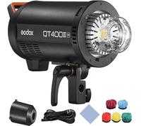 Godox QT400IIIM Luce flash da studio ad alta velocità 400W GN65 1/8000s HSS 0.01-0.9S Tempo di riciclaggio rapido Sistema wireless X integrato 2.4G con luce pilota da 40W
