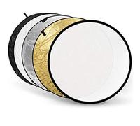 Godox 110cm 5in1 Schermo riflettente oro, argento, bianco, nero e bianco traslucido