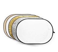 Godox RFT-06-60x90cm - Disco riflettore pieghevole 5 in 1 (argento, bianco, traslucido)