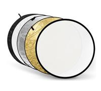Godox 110cm 5in1 Schermo riflettente oro, argento, bianco, nero e bianco traslucido