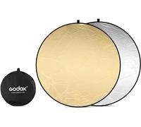 GODOX Riflettori pieghevoli per fotografia con custodia per il trasporto set per fotografia riflettore, diffusore di luce per studio (2in1 60cm)